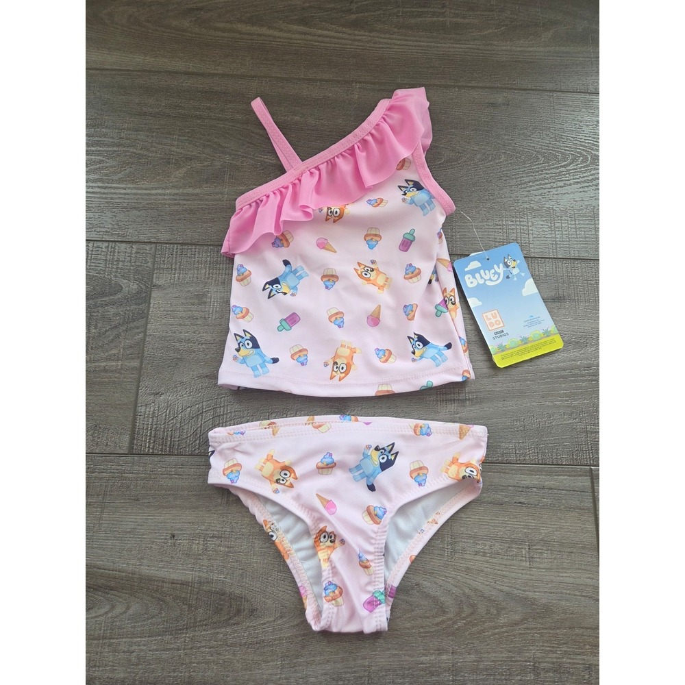 Bluey baby girl swimsuit size 12 mos